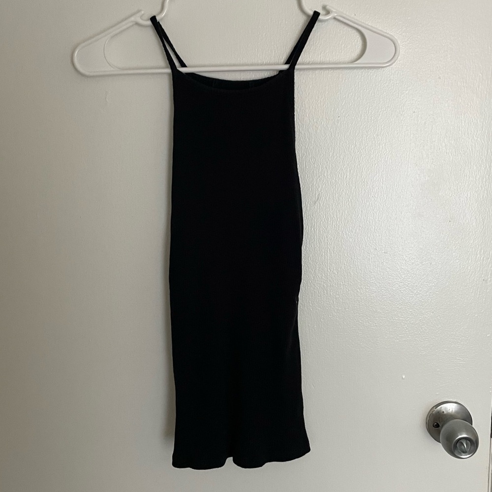 Black top with open sides